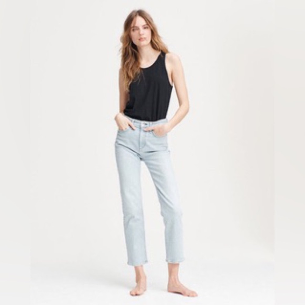 Rag & Bone NINA HIGH-RISE ANKLE CIGARETTE - Picture 1 of 5